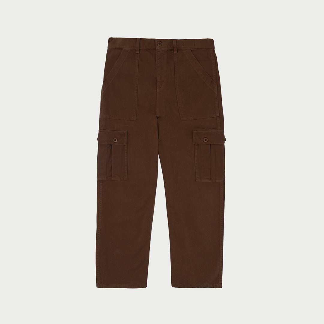 Cargo Pants, Wool / Nylon, Dark Brown – Colbo